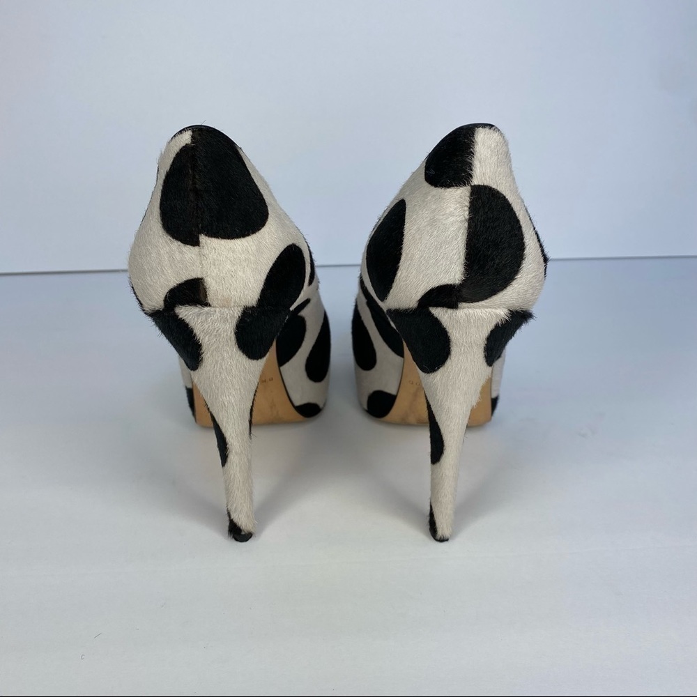 BRIAN Atwood Pony-skin Polka Dot Heels - Picture 4 of 6